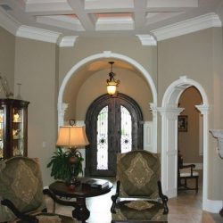 Great Room Renovation - curved archways