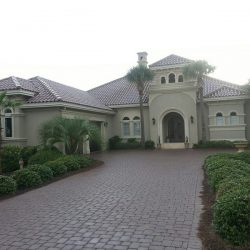 Custom Home Design - Stucco with Clay Roofing