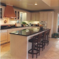 Kitchen Remodel - Copper Vent - Granite Countertops